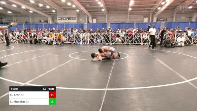 126 lbs Final - Caio Aron, TX vs Leo Maestas, CA