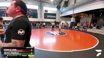 140 lbs 2nd Place Match - Bently Arguello, West Amarillo Wrestling Club vs Ethan St John, Liberty Warriors Wrestling Club