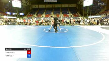 120 lbs Rnd Of 64 - Charlie DeSena, Florida vs Stephen Myers, West Virginia