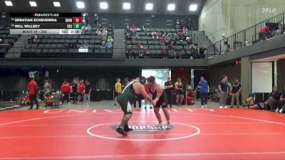 285 lbs Cons. Round 1 - Sebatian Echeverria, Southern Oregon vs Will Willsey, Evergreen State College