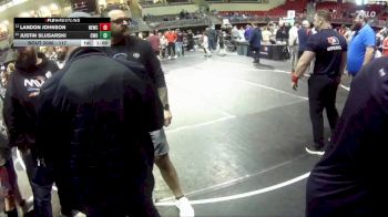 117 lbs Champ. Round 1 - Justin Slusarski, CWO vs Landon Johnson, Nebraska Elite Wrestling Club