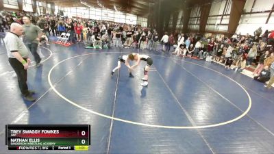 95 lbs Semifinal - Nathan Ellis, Sanderson Wrestling Academy vs Trey Swaggy Fowkes, JWC