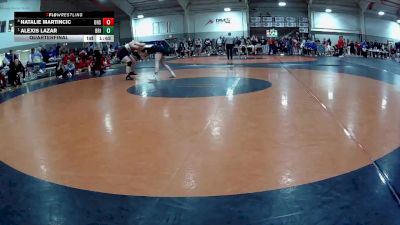 140 lbs Quarterfinal - Alexis Lazar, Brighton (Girls) vs Natalie Martincic, Orange High School