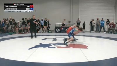 65 kg Champ. Rd Of 32 - Tyler Yancey, Spartan Mat Club vs Landon Herdic, Metro West United Wrestling Club