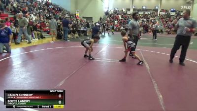 60 lbs Cons. Round 2 - Caden Kennedy, Skull & Crossbones Wrestling C vs Boyce Landry, I`MMORTAL KOMBAT