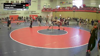 126 lbs Quarterfinal - Joshua Wilson, White River vs Haziel Soto, Capital