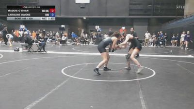 138 lbs Cons. Round 2 - Maddie O`Brien, Baker University vs Caroline Owens, Central Methodist University