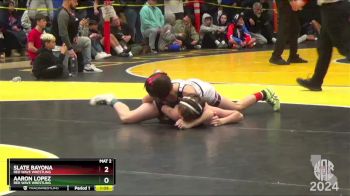 76 lbs 1st Place Match - Slate Bayona, Red Wave Wrestling vs Aaron Lopez, Red Wave Wrestling