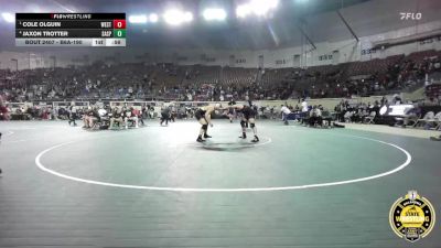 B6A-190 lbs Semifinal - Cole Olguin, Westmoore vs Jaxon Trotter, Sand Springs