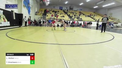 130 lbs Rr Rnd 2 - Laine Walker, McLoud vs Tiffany Breshears, Broken Arrow Girls HS