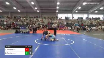 106 lbs Prelims - Zach Thomas, Militia Wrestling Club vs Dillon Perdue, Ragin Raisins Merlot