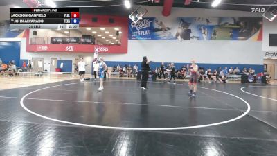 120 lbs John Alvarado, Texas vs Jackson Ganfield, Florida Blue