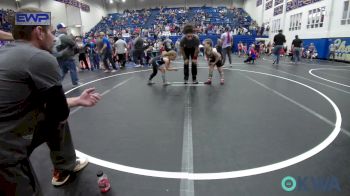 100 lbs Rr Rnd 3 - Kelsie Rains, Tecumseh Youth Wrestling vs Jayci Thompson, Little Axe Takedown Club