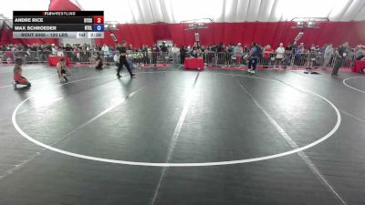 120 lbs Champ. Rd Of 64 - Andre Rice, Beat The Streets Chicago vs Max Schroeder, RT Elite