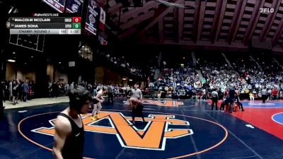 4A-120 lbs Champ. Round 1 - Malcolm McClain, Union Grove vs James Soha, St Pius X School