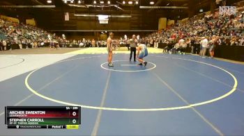 5A - 285 lbs Cons. Round 1 - Archer Swienton, Leavenworth vs Stephen Carroll, OP-St. Thomas Aquinas