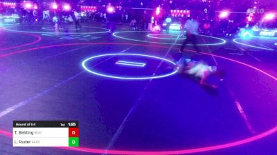 132 lbs Round Of 64 - Talon Belding, Beatrice WC vs Logan Ruder, Bear Cave WC
