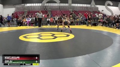 65 lbs Round 3 (8 Team) - Zain Ali, West Shore Wrestling Club vs Wyatt Mcclain, Olympia/Demolition