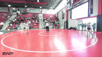 125 lbs Semifinal - Isabella Easterling, Bentonville West High School vs Gisselle Granados, WESTMOORE
