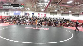 120 lbs Consi Of 8 #2 - Aiden Burton, Goffstown vs Kiernan Lordan, Milford