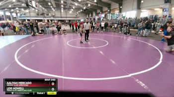 58 lbs Cons. Round 3 - Lexi Howell, Texas Elite Wrestling Club vs Aaliyah Mercado, Wesley Club Wrestling