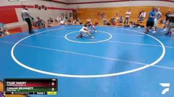 110 lbs Round 5 (6 Team) - Tyler Yancey, Spartan Mat Club vs Canaan Brummett, Chickasha