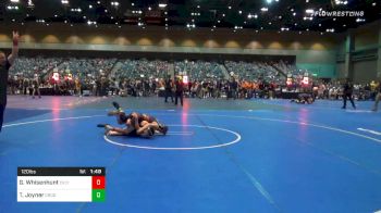 120 lbs Prelims - Gabe Whisenhunt, Crescent Valley vs Tannon Joyner, Crook County B