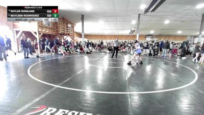 118 lbs Consi Of 8 #2 - Taylor Rowland, Reading vs Mayleen Rodriguez, Tobyhanna
