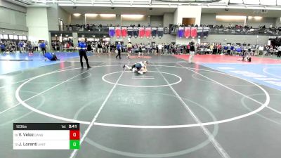 120 lbs Consi Of 8 #2 - Victor Velez, Danbury vs John Lorenti, Amity