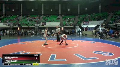 1A-4A 106 3rd Place Match - Asher Waugh, New Hope HS vs Myles Bailey, Piedmont