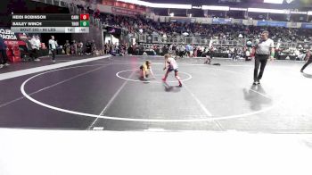 66 lbs 3rd Place - Heidi Robinson, Cabot WC vs Bailey Winch, Thoroughbred Wr Ac