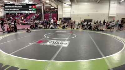 67 lbs Cons. Sub-semis - Remington Richter, Grand Rapids Screaming Yetis Wrestling Club vs Liam Tollefson, No Nonsense Wrestling