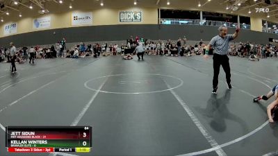 64 lbs Round 1 - Jett Sidun, Mat Assassins Black vs Kellan Winters, Brawler Elite