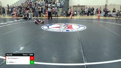 50 lbs Cons. Semi - Miles Artmann, New Prague vs Stetson Dilley, Grand Rapids Grapplers