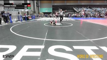 55 lbs Quarterfinal - Dominic Flores, Cory Clark Wrestling vs Noah Alvarez, SoCal Hammers