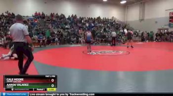 152 lbs Champ. Round 1 - Cale Moore, Grand Junction vs Aaron Valadez, Center