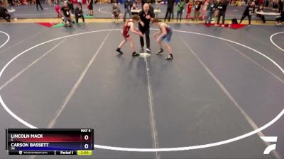 114 lbs Cons. Round 3 - Lincoln Mack, IL vs Carson Bassett, WI