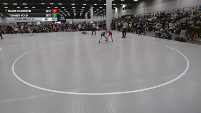 59 lbs Cons. Rd Of 32 - Graier Vold, Team Nazar Training Center vs Blake Claussen, Team Nazar Training Center