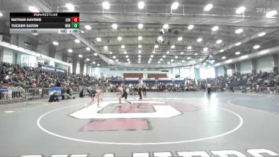138 lbs Round 2 (3 Team) - Nathan Havens, Salem-Cambridge Sr HS vs Tucker Eaton, Wayne Sr HS