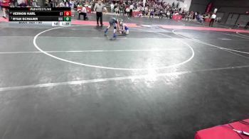 95 lbs Cons. Round 4 - Ryan Schauer, St Croix Central vs Vernon Karl, Crass Trained