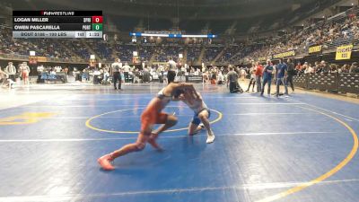100 lbs Round Of 32 - Logan Miller, Springfield vs Owen Pascarella, Port Allegany