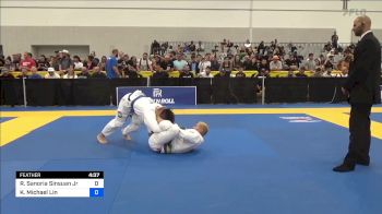 Ramon Sanoria Sinsuan Jr vs Kevin Michael Lin 2024 World Masters IBJJF Jiu-Jitsu Championship