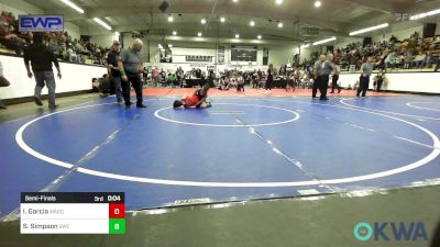 61 lbs Semifinal - Noah Brackett, Raw Wrestling Club vs Everett Luxton, Bartlesville Wrestling Club