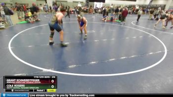 215 lbs Champ. Round 2 - Cole Rogers, South Central Punisher Wrestling vs Grant Schwerdtfeger, Nebraska Wrestling Training Center