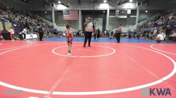 52 lbs Consi Of 8 #2 - Hayden Roth, Berryhill Wrestling Club vs Daxton Houston, Skiatook Youth Wrestling