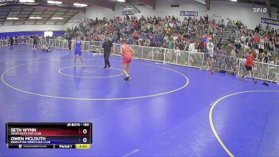 150 lbs Quarterfinal - Seth Wynn, Salem Elite Mat Club vs Owen McLouth, Pendleton Wrestling Club