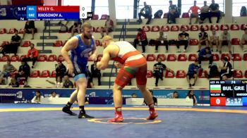 125 kg 1/4 Final - Georgi Ventsislavov Velev, Bulgaria vs Azamat Khosonov, Greece