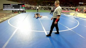 5A Boys 132 lbs Quarterfinal - Jace Spencer, Dallas Boys vs Alexander V Ho, Parkrose Boys