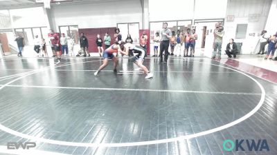 119 lbs Rr Rnd 1 - William Minor, Woodland Wrestling Club vs Milan Wright, KIPP TULSA
