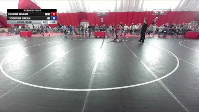 92 lbs Cons. Semi - Colton Miller, Smooth Moves Wrestling Club vs Cooper Breen, Askren Wrestling Academy